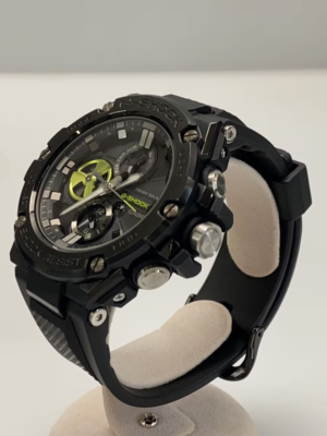 CASIO G-SHOCK GST-B100B-1A3JF Black Resin Tough Solar Analog Watch 