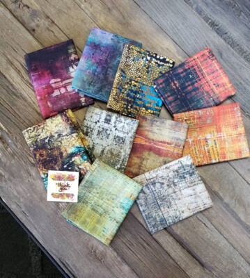 ABANDONED - 10 Fat Quarter - Tim Holtz - 100% cotton quilting fabric yardage