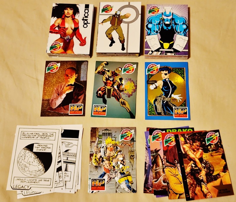 1993 Majestic Comics Future Stars Complete Set, 1-100 + 15 Different Inserts