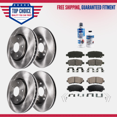 Front + Rear Disc Ceramic Brake Pads For 2009 - 2014 2016 - 2022 Nissan Maxima