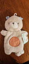 Ingenuity Nate Bear Baby Lovey 11”Plush Security Blanket Flat Bean Bag NWT