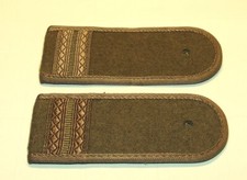 NVA Paar orig. Schulterklappen Stabsgefreiter Felddienst, ältere Form, ungetr.