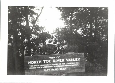 North Toe River Valley 1962 Blue Ridge Parkway Travel Original FOUND Photo 10299