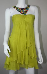 bcbg draped chiffon maxi dress