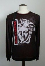 BNWT Mens Versace 'Make it Happen' Iconic Logo Medusa Jumper Top - Size Small