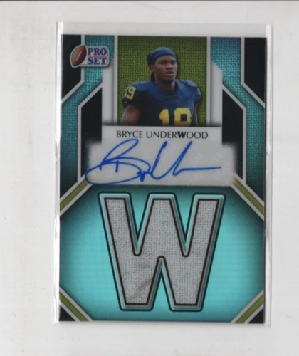 BRYCE UNDERWOOD 2025 LEAF METAL PRO SET SURNAME SIGNATURES AUTOGRAPH #D /25 AUTO