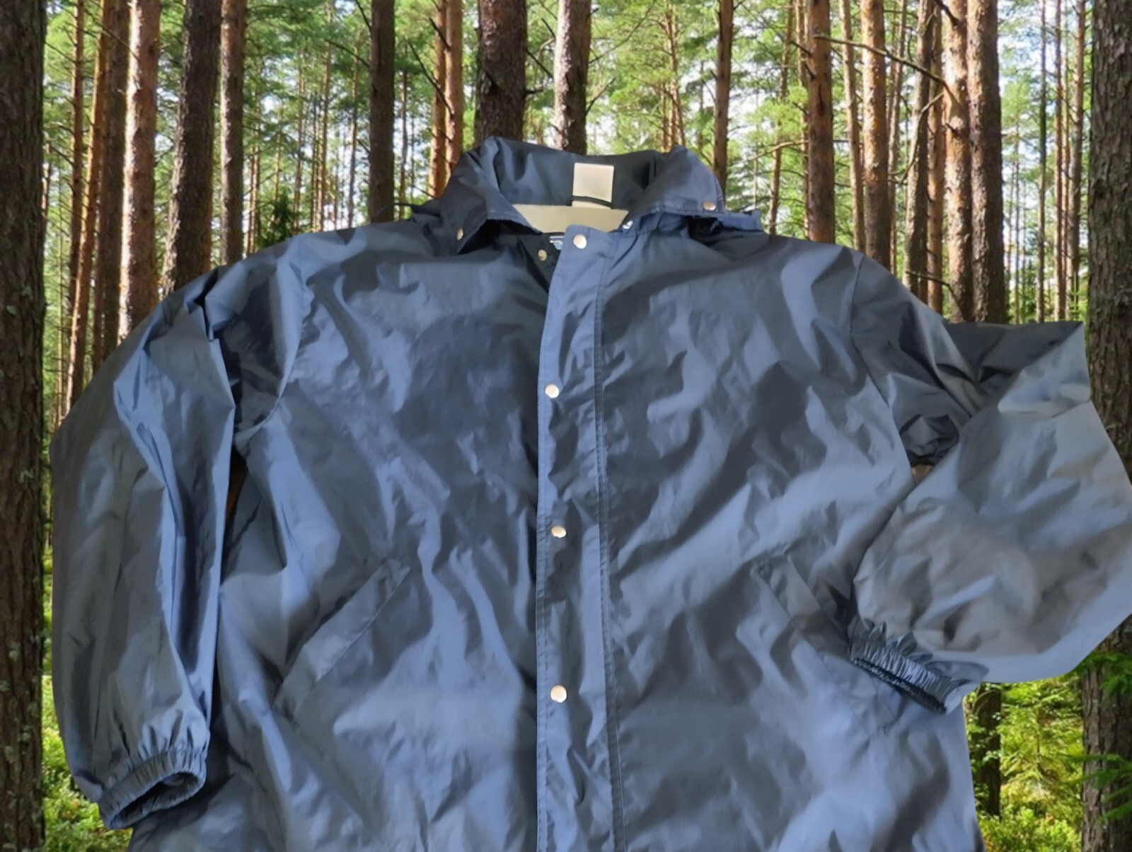 ARC'TERYX Alenia Aeronautica workwear Jacket a vento impermeabile con cappuccio TG L nuovo
