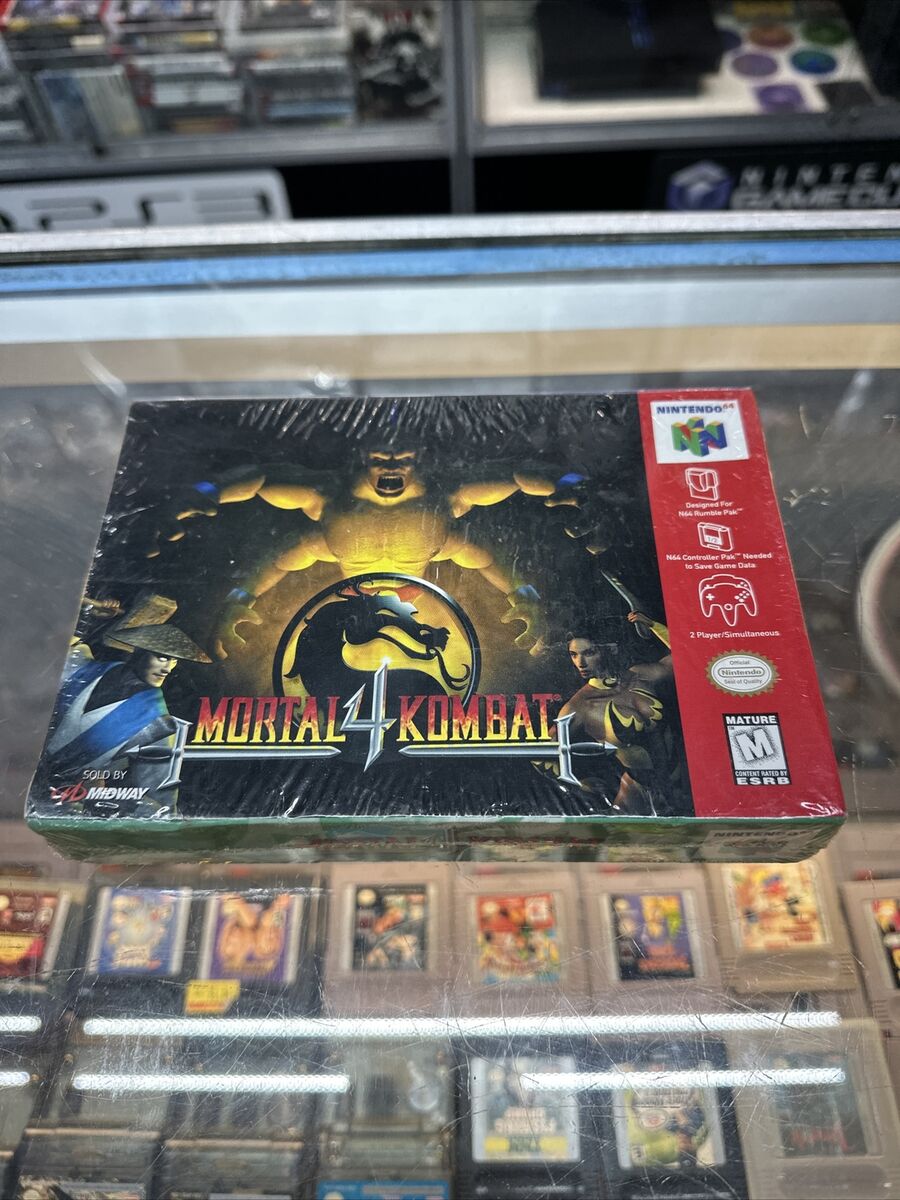 Mortal Kombat 4 MK4 (Nintendo 64 N64, 1998) Sealed!!!