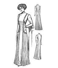 Past Patterns 3139 - Early 1910s Princess Gow...