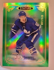 19-20 UD Stature Green Rookie of Ilya Mikheyev #156  2/149  Toronto Maple Leafs