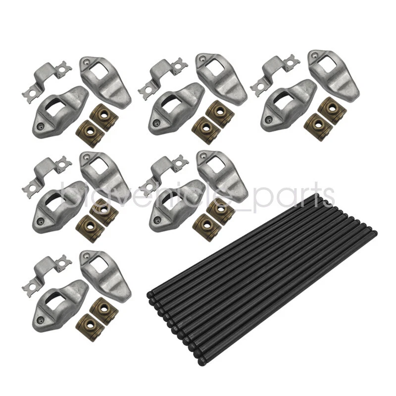 9.638" Pushrods/Rocker Arms/Lifters For 1987-06 Jeep Wrangler Cherokee 4.0L 242 - Image 2 of 4