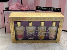 Vtg Victoria  s Secret Lotion Gift Set Mini SEDUCTION/LOVE SPELL/AMBER/SHEER LOVE