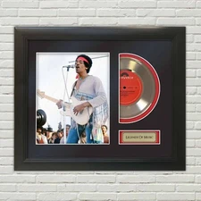Jimi Hendrix Legends of Music Gold Record Display