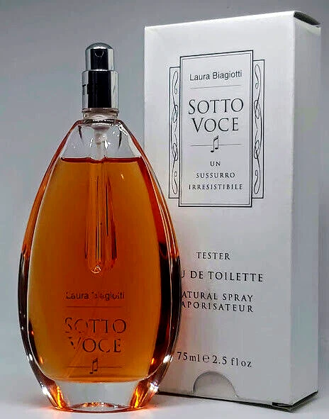 絶妙なデザイン レア☆Laura Biagiotti SOTTO VOCE EDT 75 ML 香水