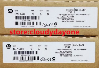New Factory Sealed AB 1747-L553 /C SLC 5/05 64K CPU Processor Unit 1747-L553
