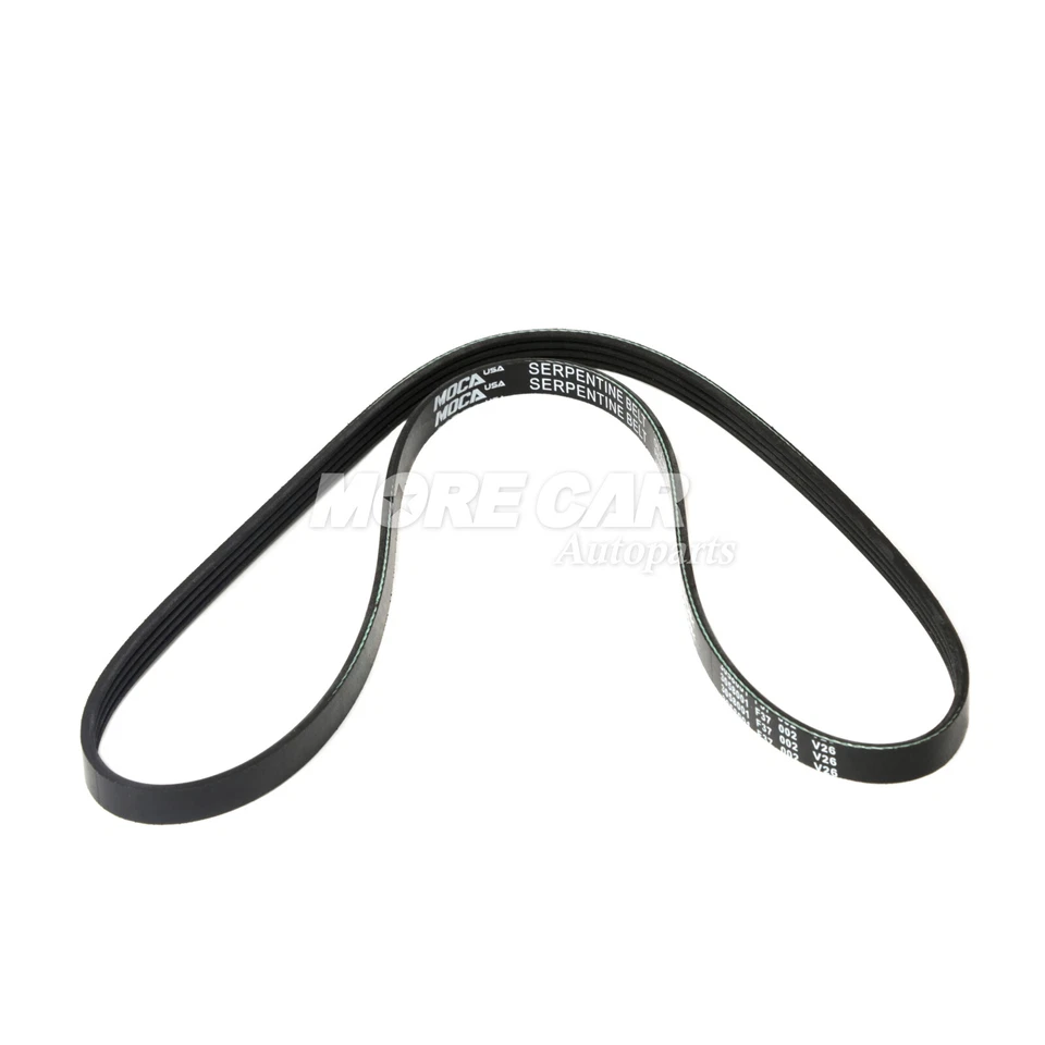 3X Drive Belt Set Alt-AC-Power Steer for 1996-1998 Nissan Quest 3.0L V6 SOHC - Image 4 of 4