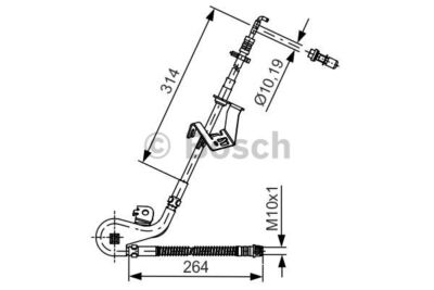Bosch 1 987 481 428 brake pants for Citroën Peugeot