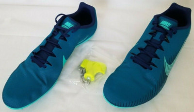 Mens Size 13 Green Abyss Nike Zoom Rival M9 Track & Field Spike Shoes AH1020-300