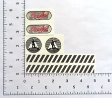 water slide decal set Doepke Euclid equipment W/TRACKING