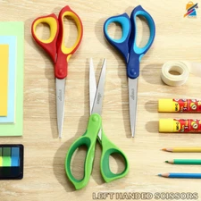 Left-Handed Scissors 8.5” 3-Pack - Sharp Stainless Steel Blades