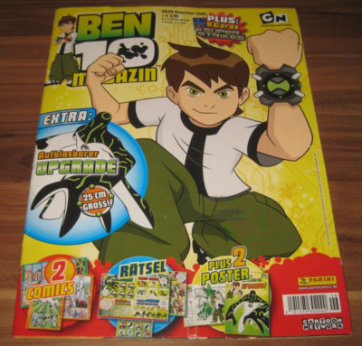 Ben 10 Magazin Nr.06/Dez 2009 (Panini) Cartoon Network Comic Heft mit Poster Z3