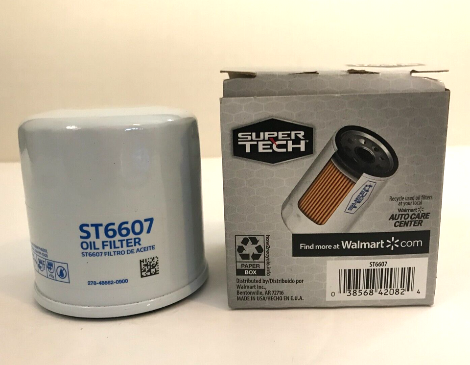 2 NEW Oil Filters SUPER TECH ST6607 fits Nissan Rogue +Honda Infiniti