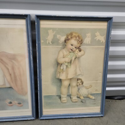 Antique Print Gutmann & Gutmann Artwork Bessie Pease Gutmann Set 2