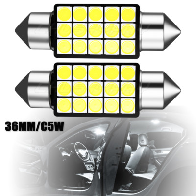 White 6000K LED License Plate Lights For 2010-2014 Ford Mustang – Brilliant White, 12V, Easy Install
