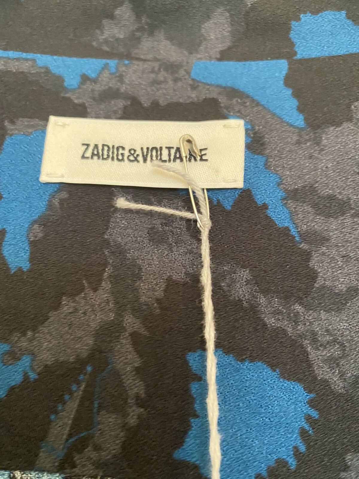 Zadig & Voltaire Tradis Leo Shirt Pyjama Style Small Black/Green RRP £215 image 3