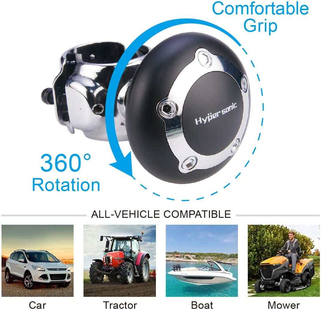 Hypersonic Car Power Handle Spinner Steering Wheel Knob in eBay