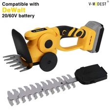 Hedge Trimmer Cordless For Dewalt 20v MAX Battery 2-in-1 Electric Grass Shears