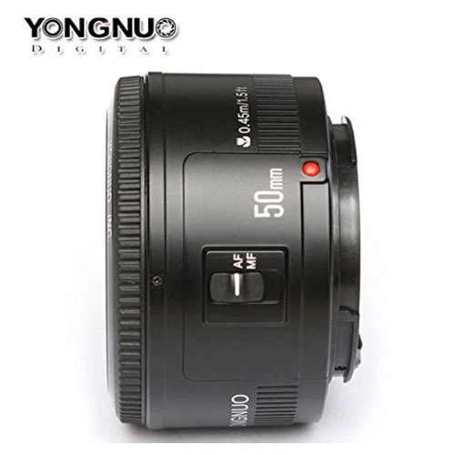 50mm 1.8 EF AF MF Prime Lens for Canon T8I 850D 90D T7I T6 T6I T5I T4I 7D 6D 5D  - Image 2 of 2