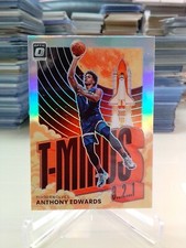 2021-22 Panini Donruss Optic T-Minus 3 2 1 Holo Prizm Anthony Edwards #11