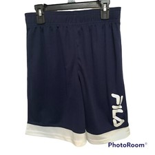 SHORTS Boys Size M 10-12 FILA Navy Athletic Performance NEW 