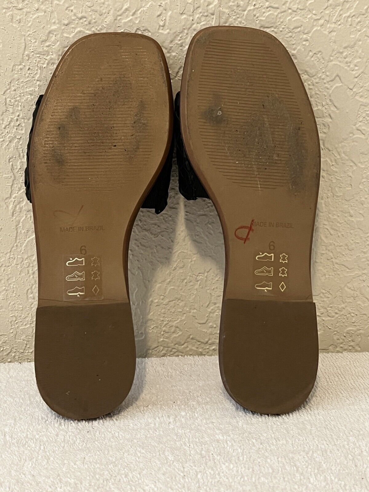 Madewell Lianne Woven Leather Slide Sandal True B… - image 5