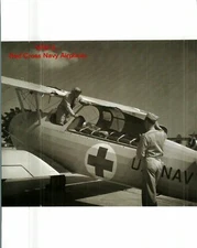 *Military Postcard-"WW II...Red Cross Navy AIrplane"  {RB58}