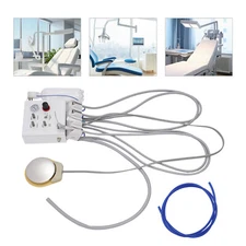 Portable Dental Turbine Unit Water Bottle Work  Weak Suction 4 Hole New