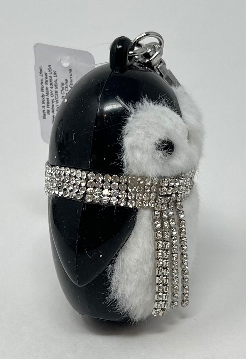 BATH & BODY WORKS FANCY PENGUIN BLING POCKETBAC HOLDER HAND