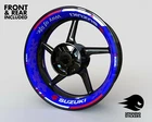 Wheel Stickers for SUZUKI GSXR GSX-R Rim Tape Motorcycle Decals Graphics 17"