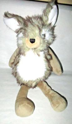 POTTERY BARN KIDS WOODLAND HARE BUNNY RABBIT, PLUSH, RARE, EASTER