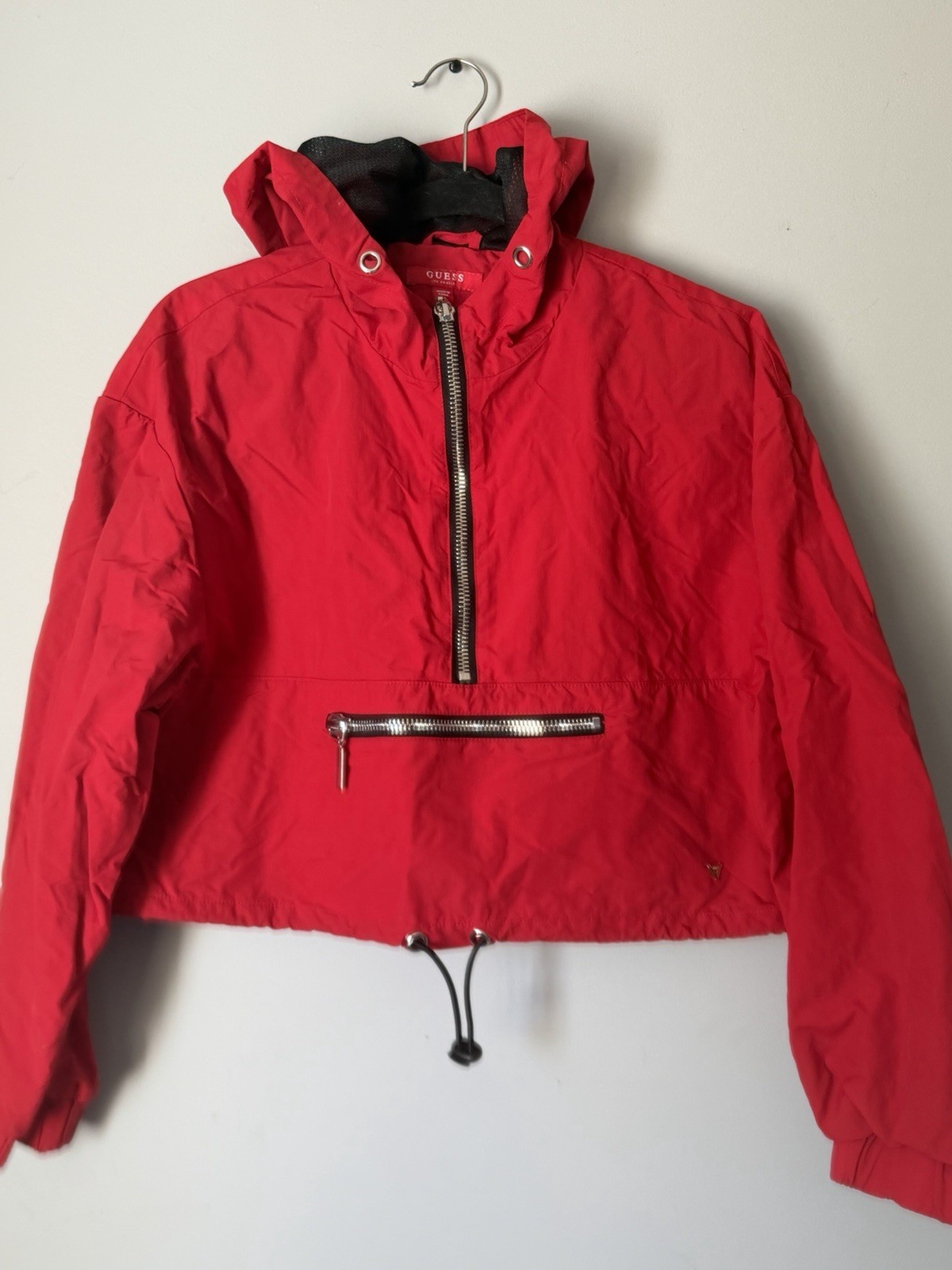 Guess 90’s Y2K Anorak Cropped Pullover Wind Lbreaker - second product detail image