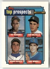 1992 TOPPS #676 PAT MAHOMES / SAM MILITELLO / ROGER SALKELD / TURK WENDELL RC