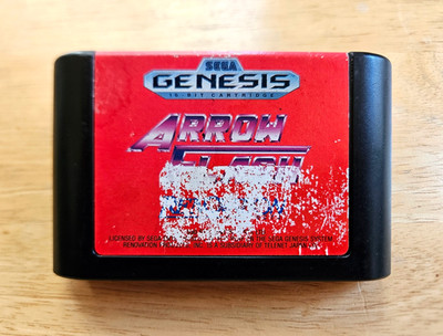 Sega Genesis - Arrow Flash - (Tested & Guaranteed) Video Game