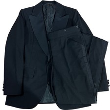 Palm Beach Formals Los Angeles Black Lapel Tuxedo Suit Jacket and Pants READ