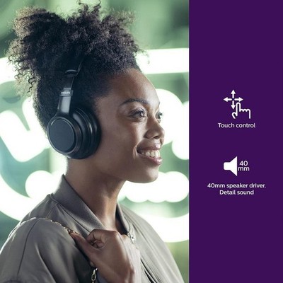 PHILIPS H9505 Hybrid Active Noise Canceling ANC Over Ear Wireless Bluetooth Pro-