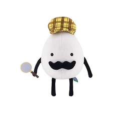25CM Secret Staycation Detective Egg Plush Doll Game Character Stuffed Toy