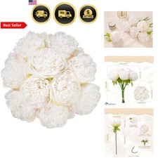 Artificial Peony Flowers Silk Flowers for Home Wedding Party Decor 10 Heads