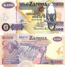 Zambia 100 kwacha 2010 P-38i UNC
