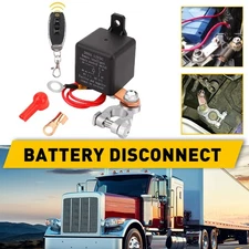 Battery Isolator Disconnect Power Cut -Off Switch Master Car Remote Control 12V