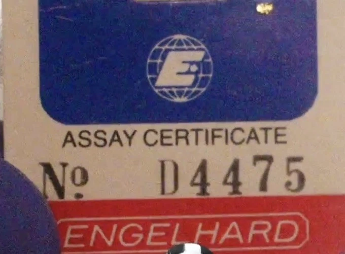 1 gram Gold Bar - Engelhard (In Assay)- Vintage ASSAY- “D” Series -Virgin Sealed - Image 4 of 4